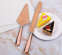 Wedding Cake Knife and Server Set, Cake Cutting Set for Wedding, Cake Cutter and Pie Server Set for Birthdays, Anniversary, Engagement Gifts - VARLKA